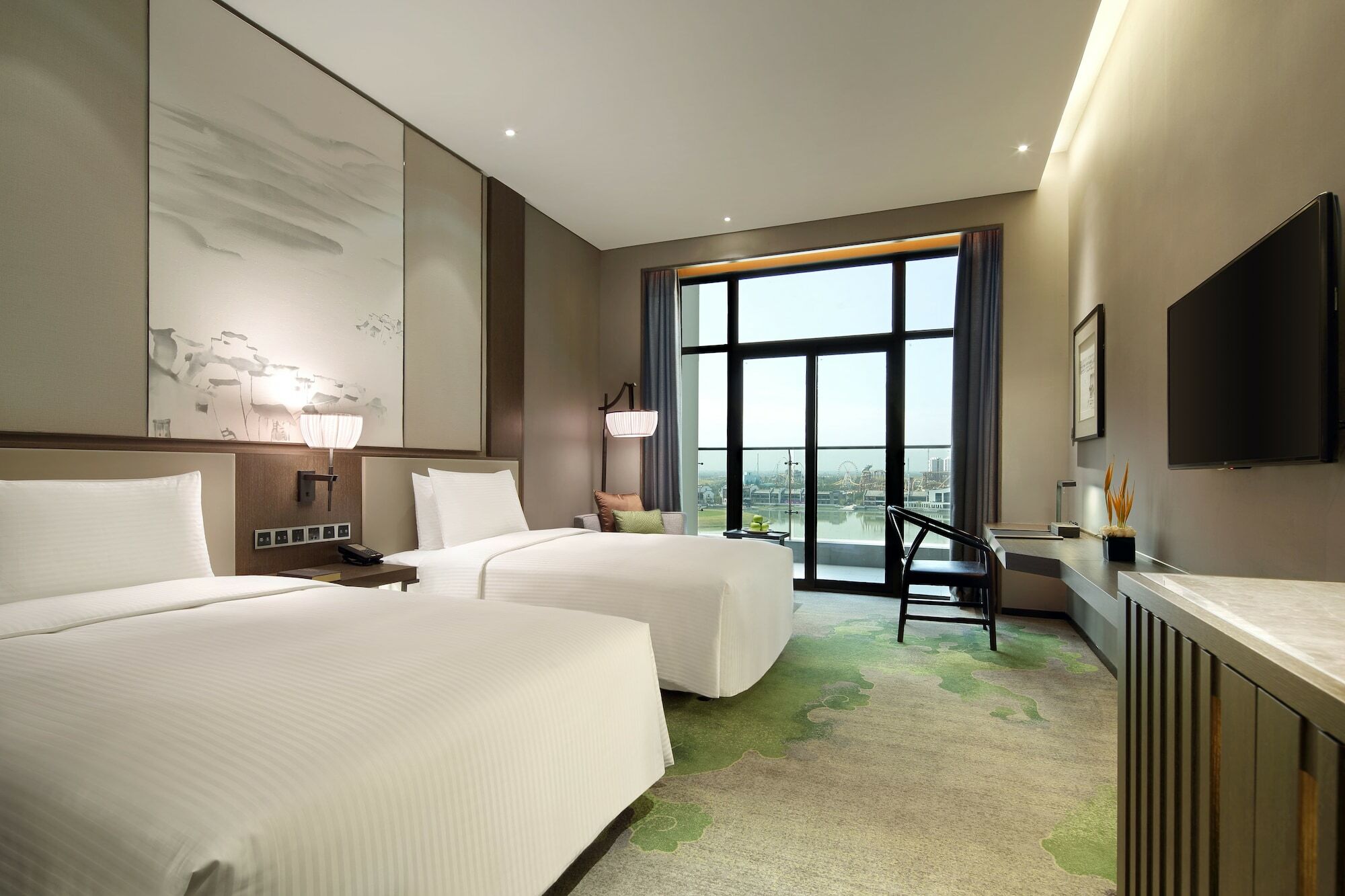 Отель Wanda Realm Hefei Chaohu Экстерьер фото