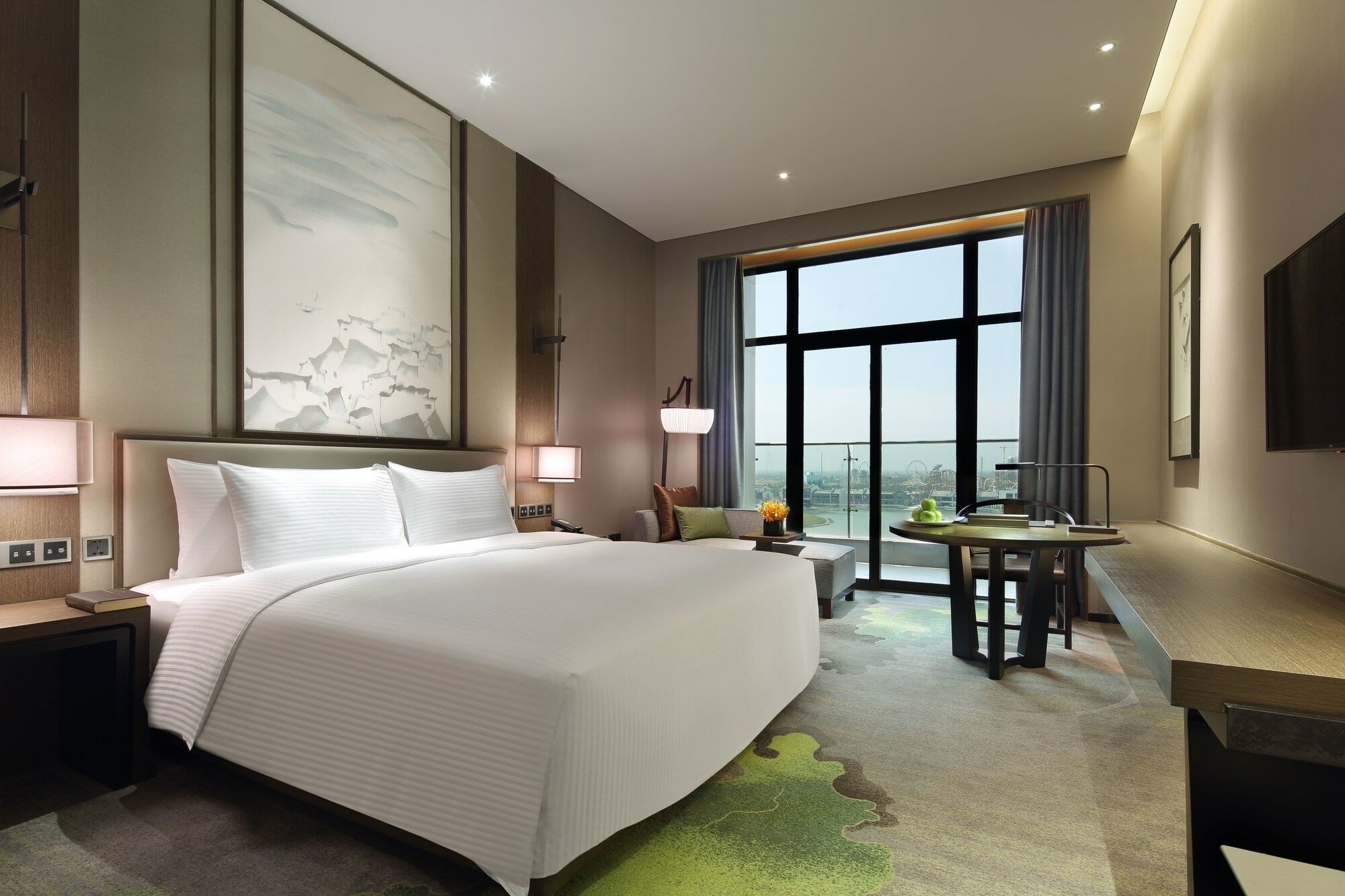 Отель Wanda Realm Hefei Chaohu Экстерьер фото